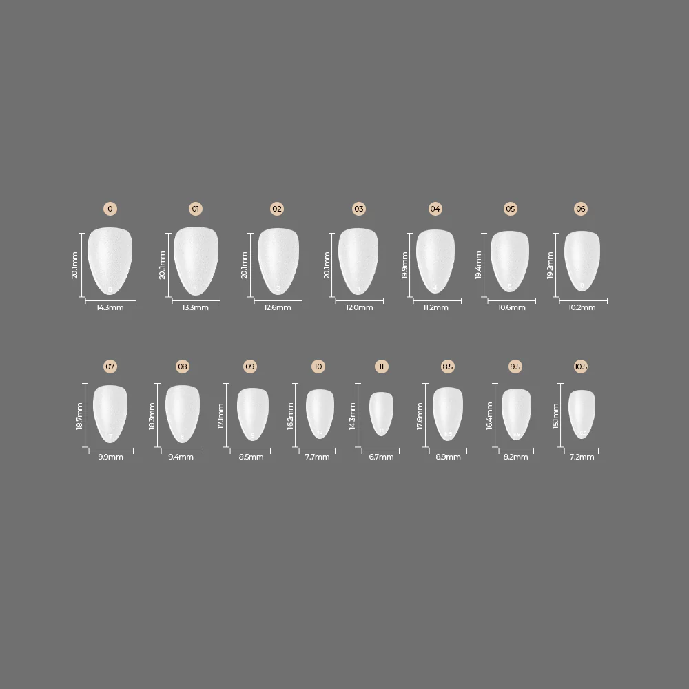 Almond Full Tips - Image 2