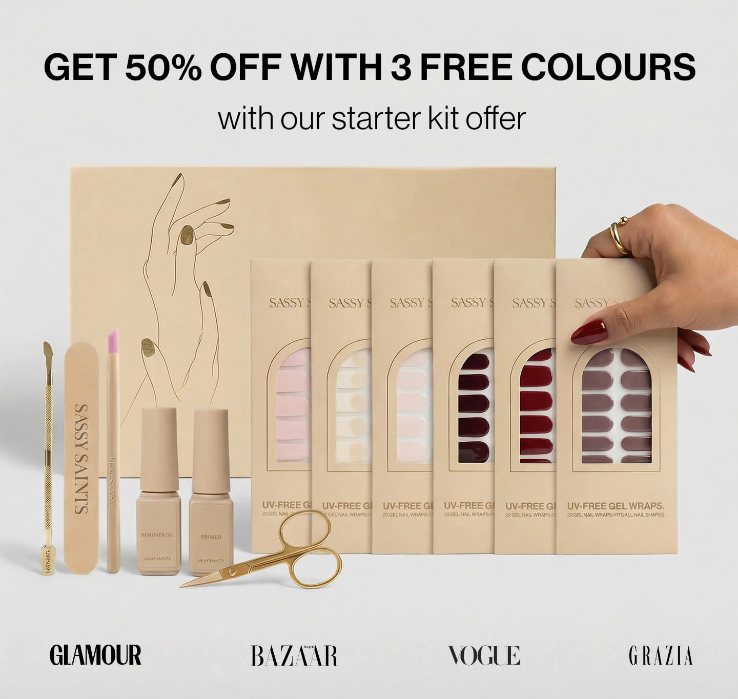 UV-Free Gel Nail Wraps- - Image 22