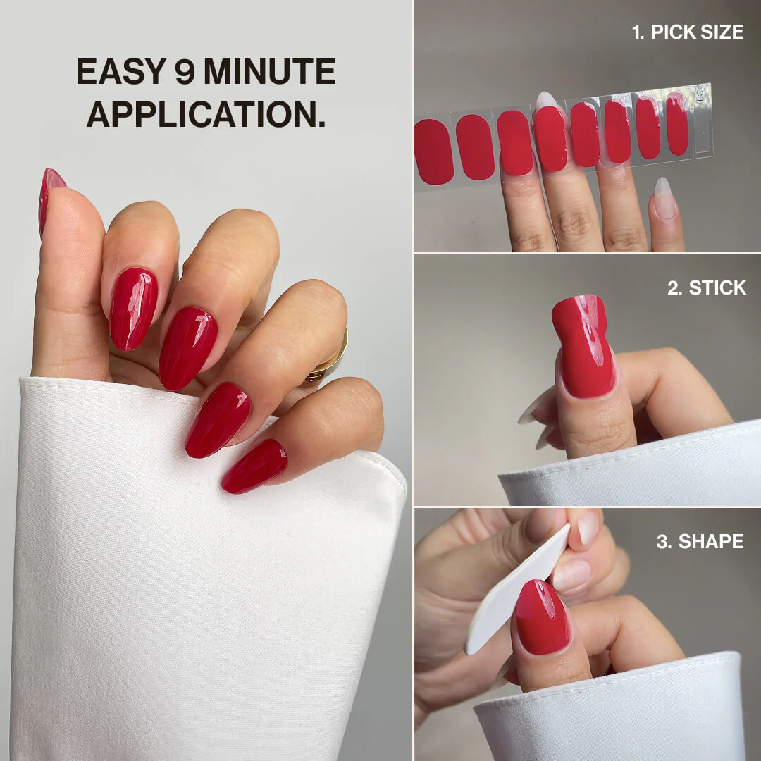 UV Free Gel Nail Wraps- - Image 3