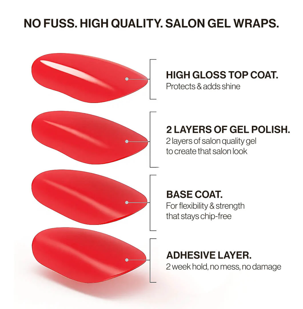 UV Free Gel Nail Wraps- - Image 8